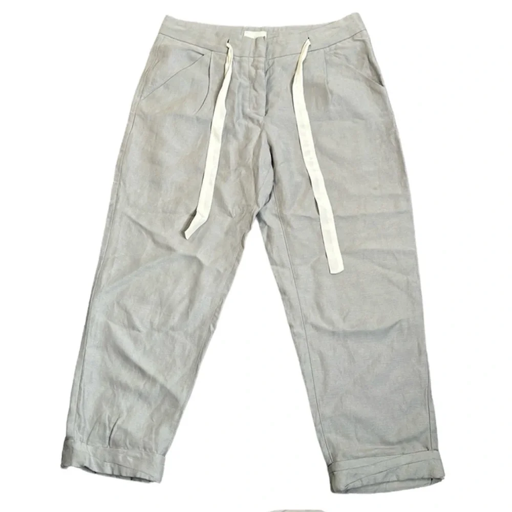 Artizia Wilfred gray linen blend pants size 2